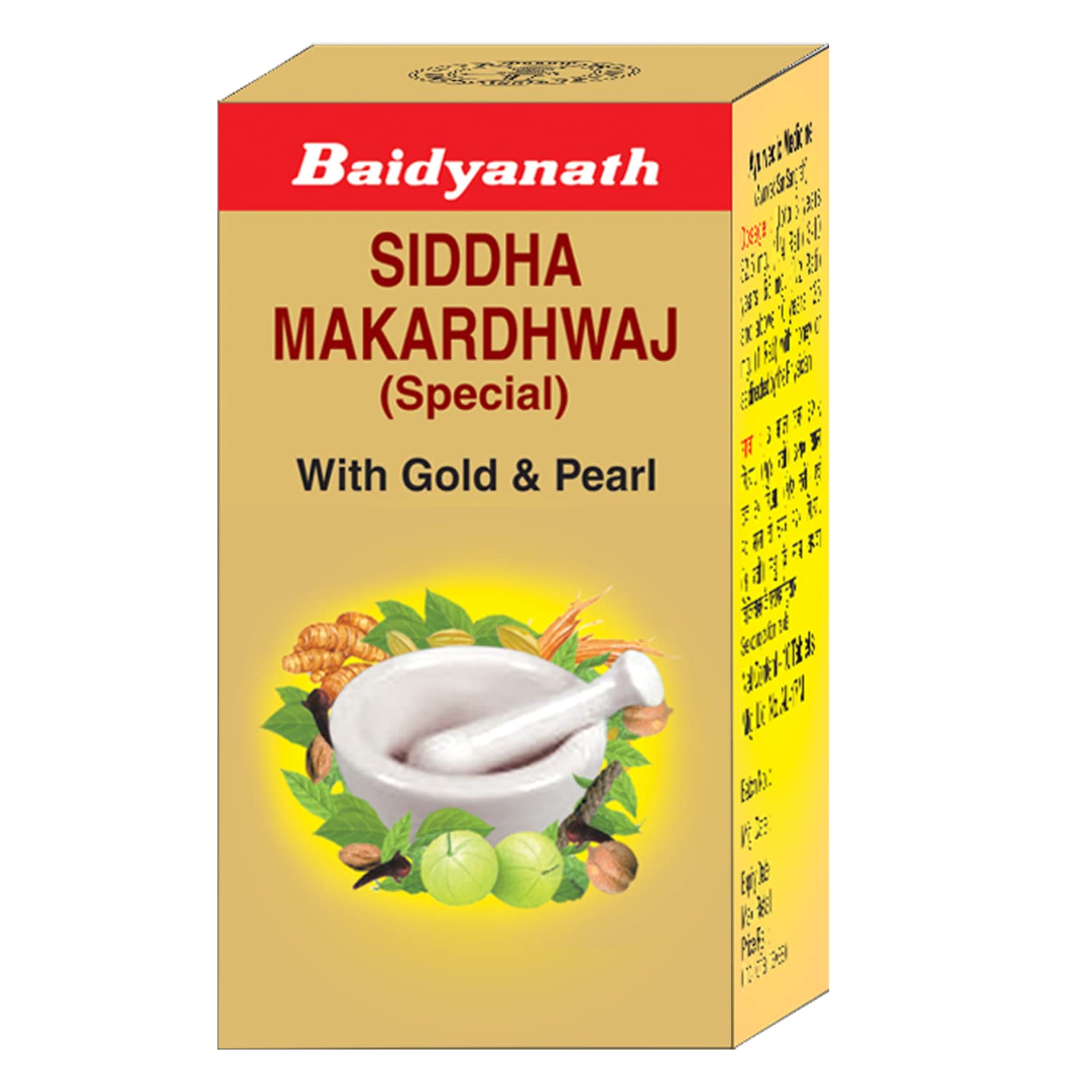 Baidyanath Ayurvedant Siddha Makardhwaj Special Для Энергии