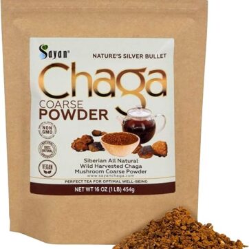Chaga Coarse Powder Sayan Siberian Чай с Антиоксидантным Эффектом