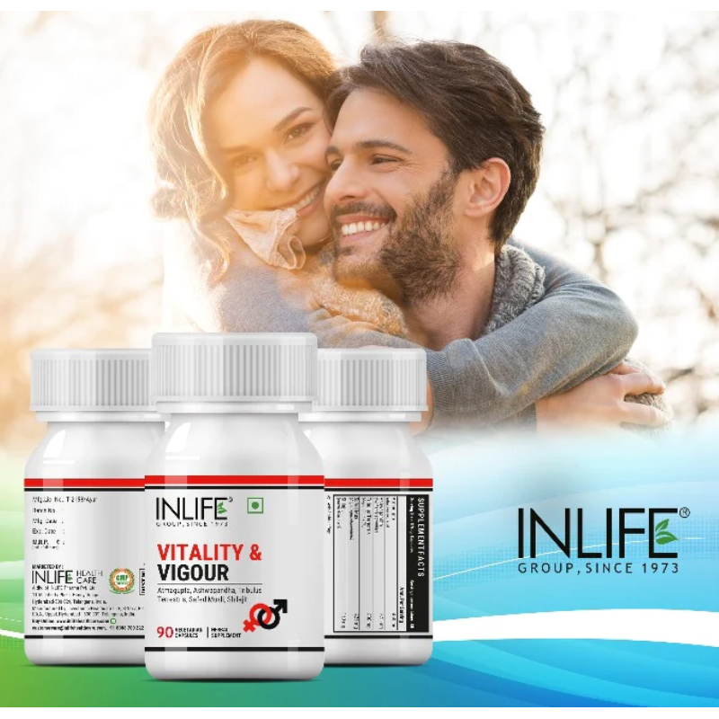 Inlife Vitality & Vigour Vegetarian Capsules Для Сексуального Здоровья — изображение 4