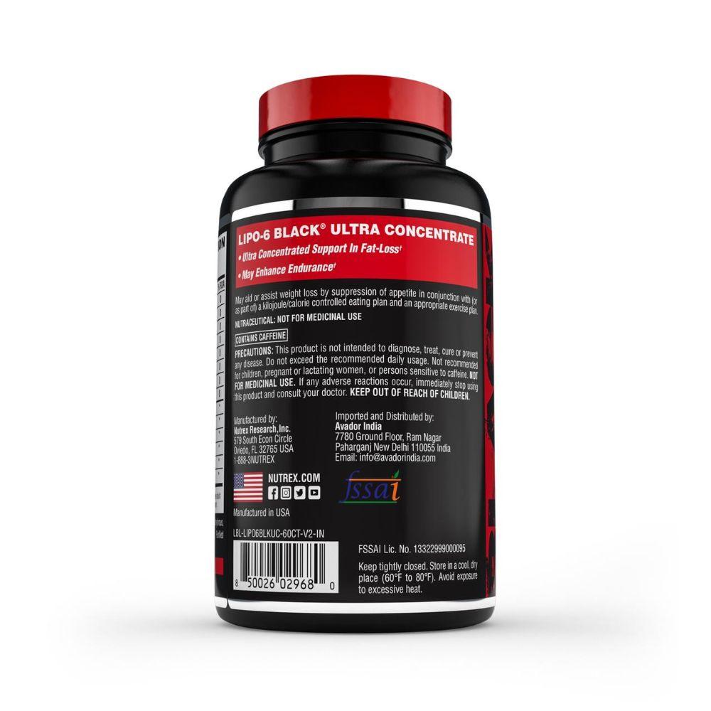 Nutrex Lipo-6 Black Ultra Concentrate Для Сжигания жира — изображение 4