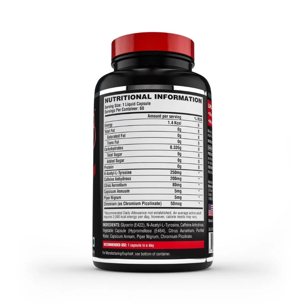 Nutrex Lipo-6 Black Ultra Concentrate Для Сжигания жира — изображение 3