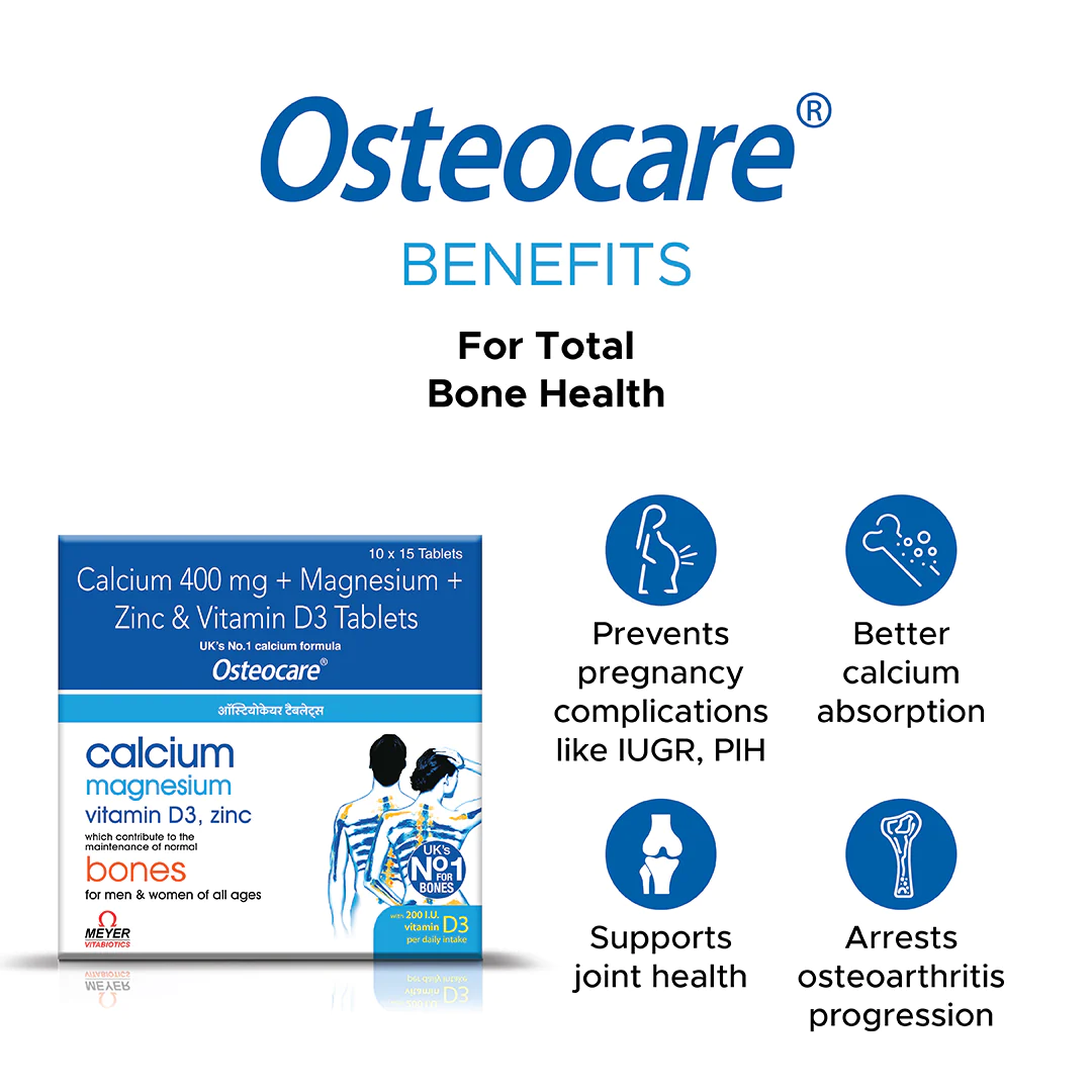 Osteocare 60 Tablets Для улучшения состояния костной системы — изображение 3