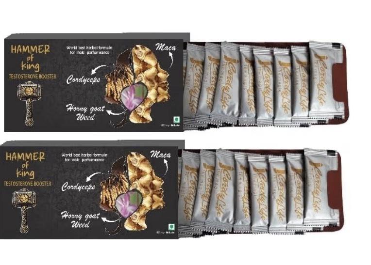 Уникальная двойная формула с Cordyceps sinensis и Cordyceps militaris для поддержки мужского здоровья 60 пакетов