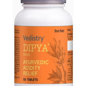 Vedistry Dipya — Аюрведические таблетки для снятия кислотности и симптомов ГЭРБ