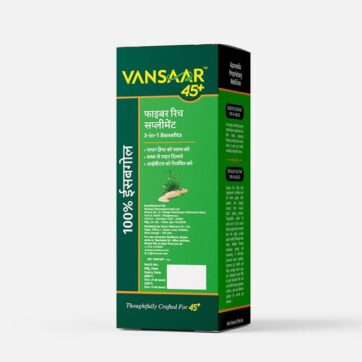 Vansaar 45+ Isabgol — Натуральная клетчатка для улучшения пищеварения