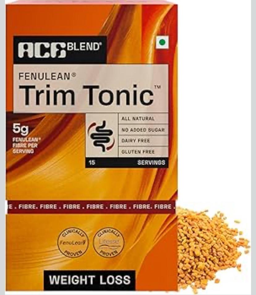 Ace Blend Trim Tonic | 45 порций | Ежедневная клетчатка | Контроль сахара | Здоровье кишечника | Тонизация тела | Облегчает запоры, газы, кислотность | Для похудения