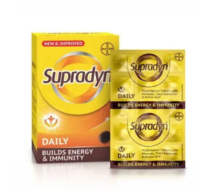 Supradyn Daily Поливитамины + Минералы, 30 таблеток