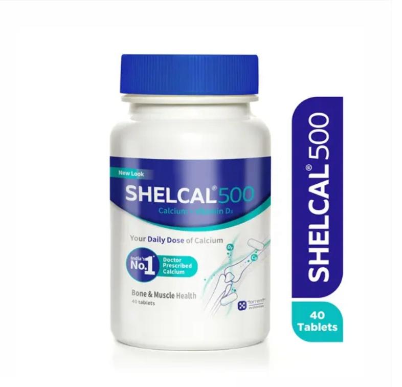 SHELCAL 500 Кальциевая добавка Таблетки, 40 шт.