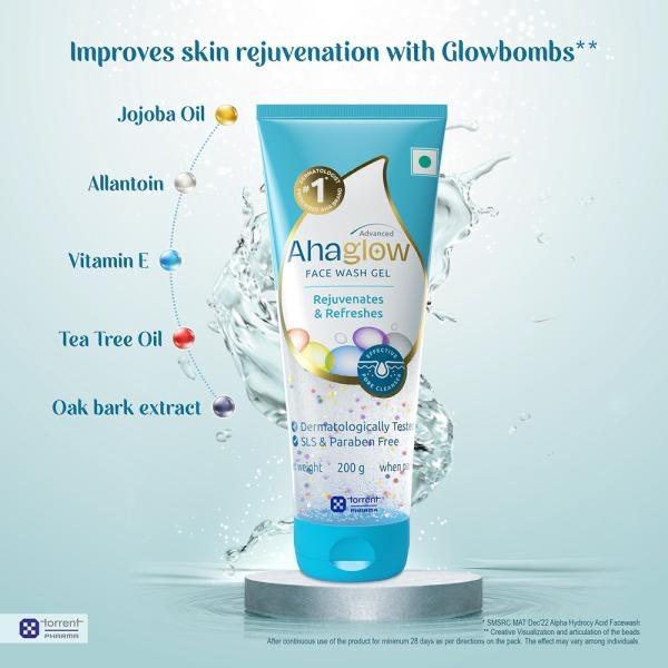 AHAGLOW ADVANCED FACE WASH Гель для умывания, 200 г ✨ — изображение 6