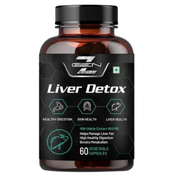 GenZ Grow Liver Detox — добавка для детокса печени с экстрактом расторопши 800 мг