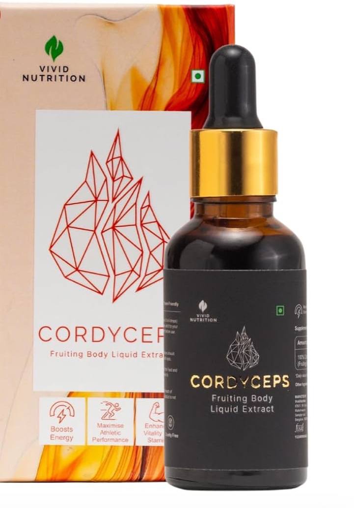 Гриб кордицепс жидкий энергия Vivid Nutrition -30 мл