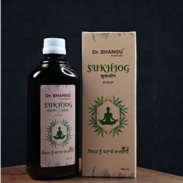 Травяной сироп для здоровья печени, почек и кишечника 🌿 Dr Bhangu Ayurveda Sukhjog - 500 мл