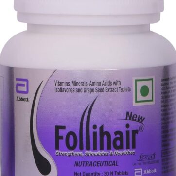 Для роста и здоровья волос. Follihair New — Nutraceutical . Биотин 💇♀️ 30 шт.
