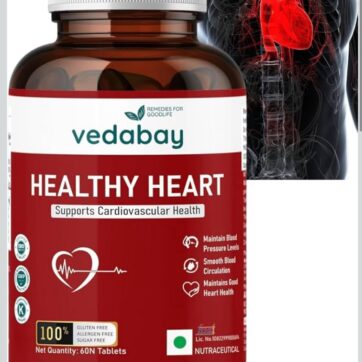 Vedabay Healthy Heart — Таблетки для здоровья сердца и сосудов ❤️ 60 таб.