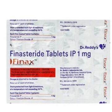 Finax 1mg — Таблетки с финастеридом для лечения андрогенной алопеции у мужчин 💊 30 таб.