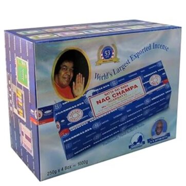 Благовония Sai Baba Nag Champa, 1000 г (4 упаковки)