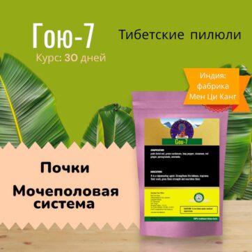 Гою-7  Заболевания Почек Тибетский Фитосбор